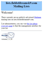 Mobile Screenshot of lists.fieldofdreamsk9.com